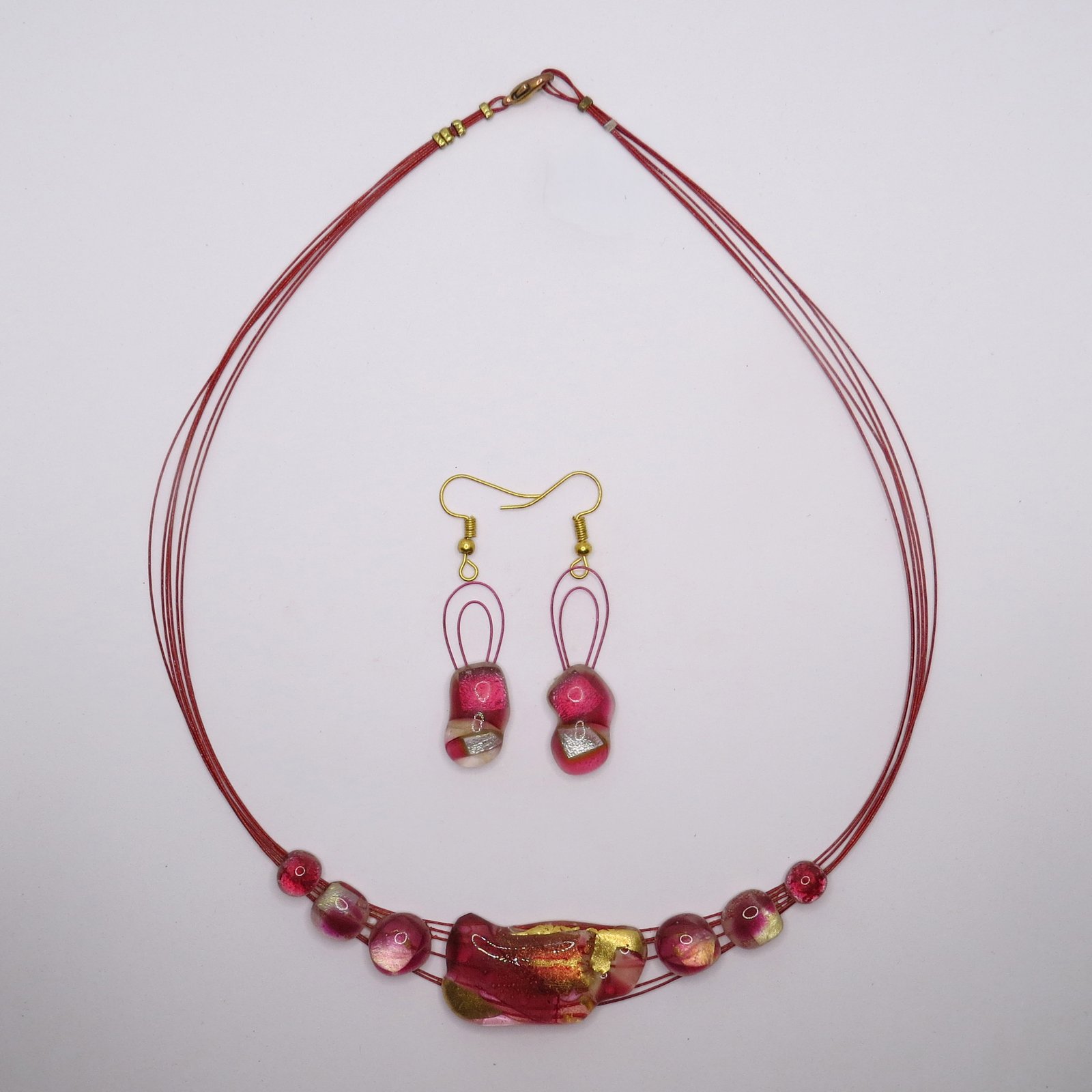 Rose Radiance Gold Glass Set